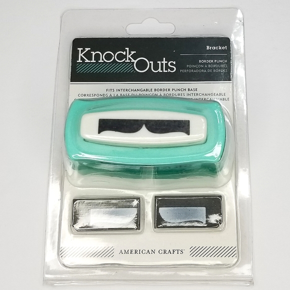 American Crafts "Knock Outs" Interchangeable Border Punch System- New in Package - Picture 4 of 5